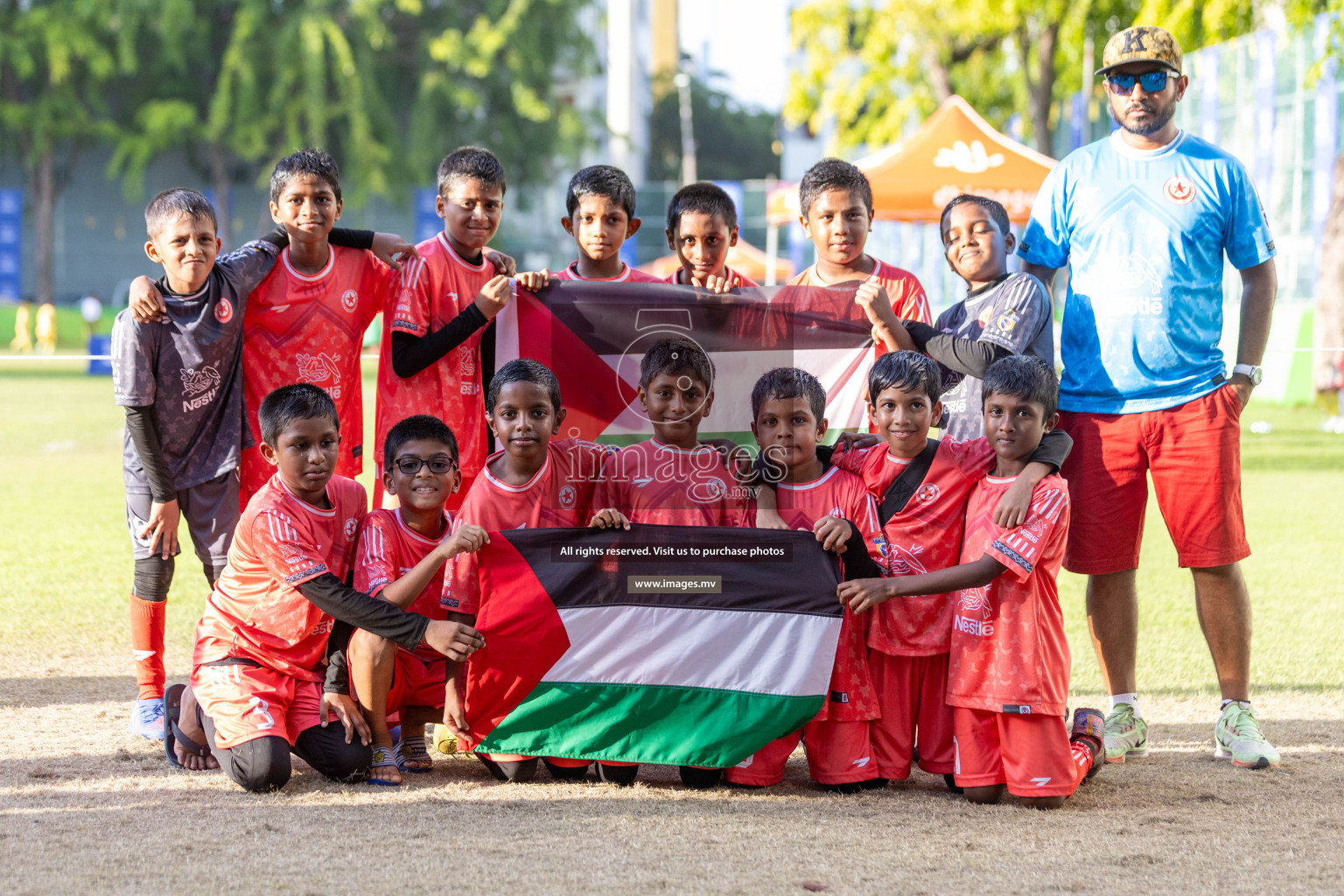 Day 3 of Nestle Kids Football Fiesta, held in Henveyru Football Stadium, Male', Maldives on Friday, 13th October 2023 Photos: Nausham Waheed/ images.mv