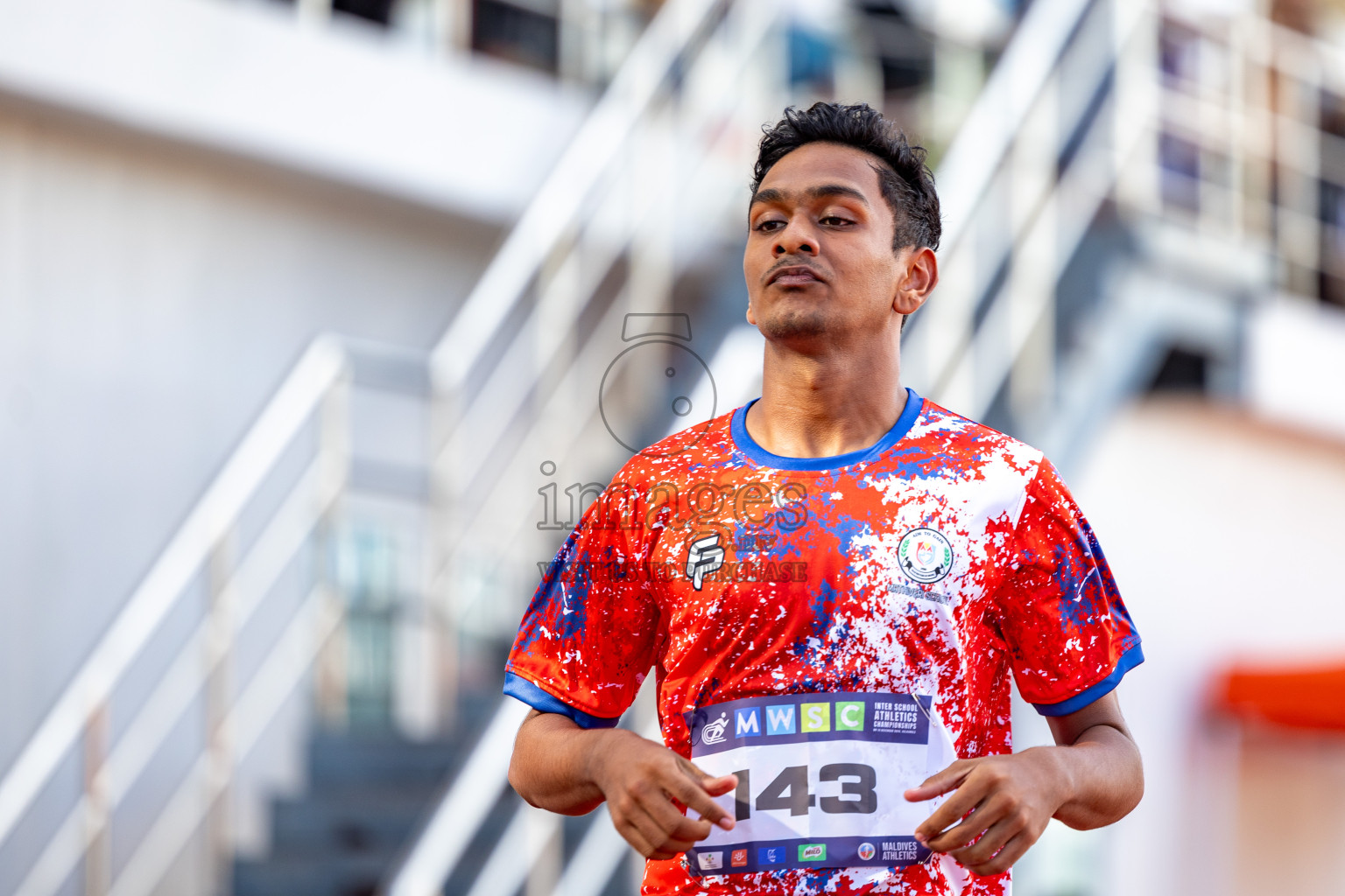 Day 1 of MWSC Interschool Athletics Championships 2024 held in Hulhumale Running Track, Hulhumale, Maldives on Saturday, 9th November 2024. 
Photos by: Hassan Simah / Images.mv