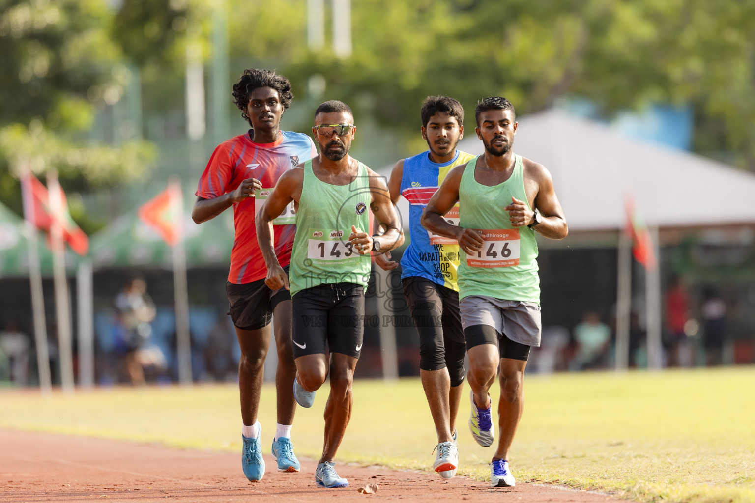Day 1 of National Athletics Championship 2025 was held at Ekuveni Running Ground in Male', Maldives on Thursday, 14th August 2025. Photos: Hasni / images.mv