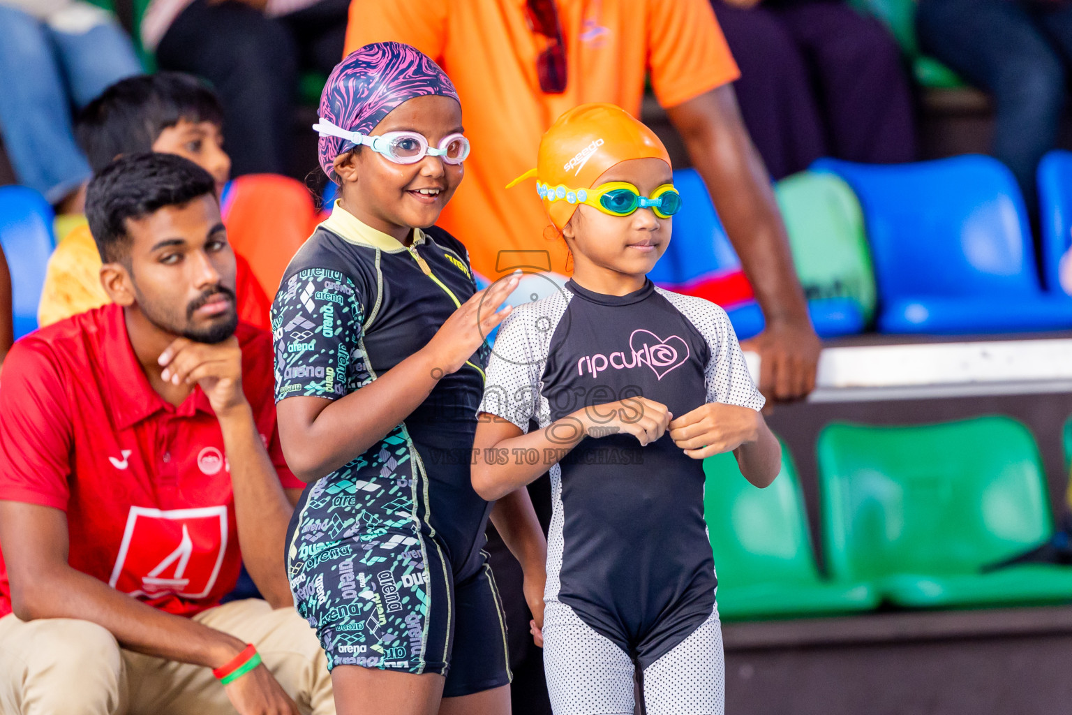 Day 3 of BML 5th National Swimming Kids Festival 2024 held in Hulhumale', Maldives on Wednesday, 20th November 2024. Photos: Nausham Waheed / images.mv