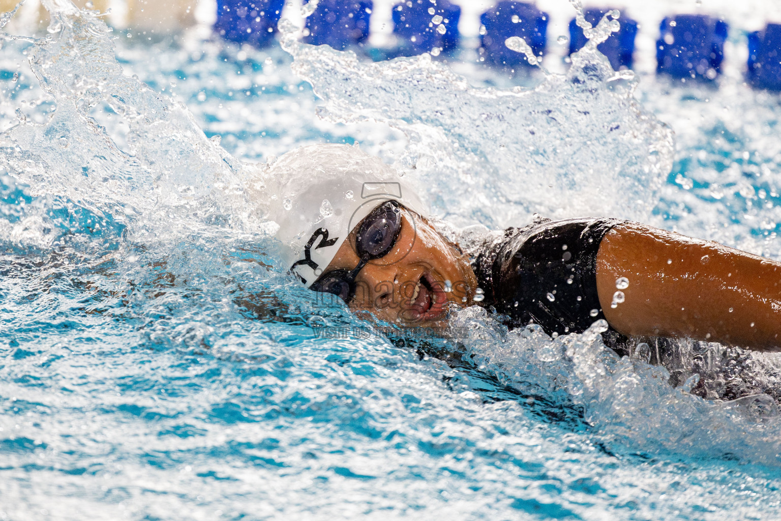 Day 4 of National Swimming Competition 2024 held in Hulhumale', Maldives on Monday, 16th December 2024. 
Photos: Hassan Simah / images.mv