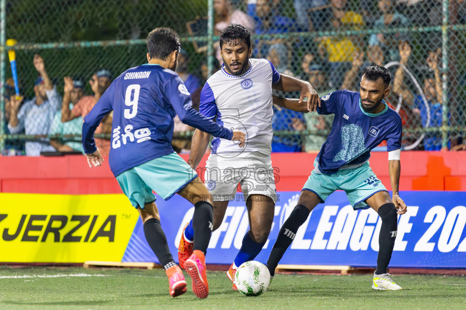 MIB vs MCLP in Day 2 of Office League 2025 was held on Thursday, 17th April 2025 in Hulhumale', Maldives. Photos: Mohamed Mahfooz Moosa / images.mv