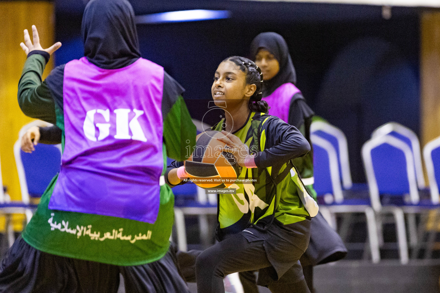 Day2 of 24th Interschool Netball Tournament 2023 was held in Social Center, Male', Maldives on 28th October 2023. Photos: Nausham Waheed / images.mv