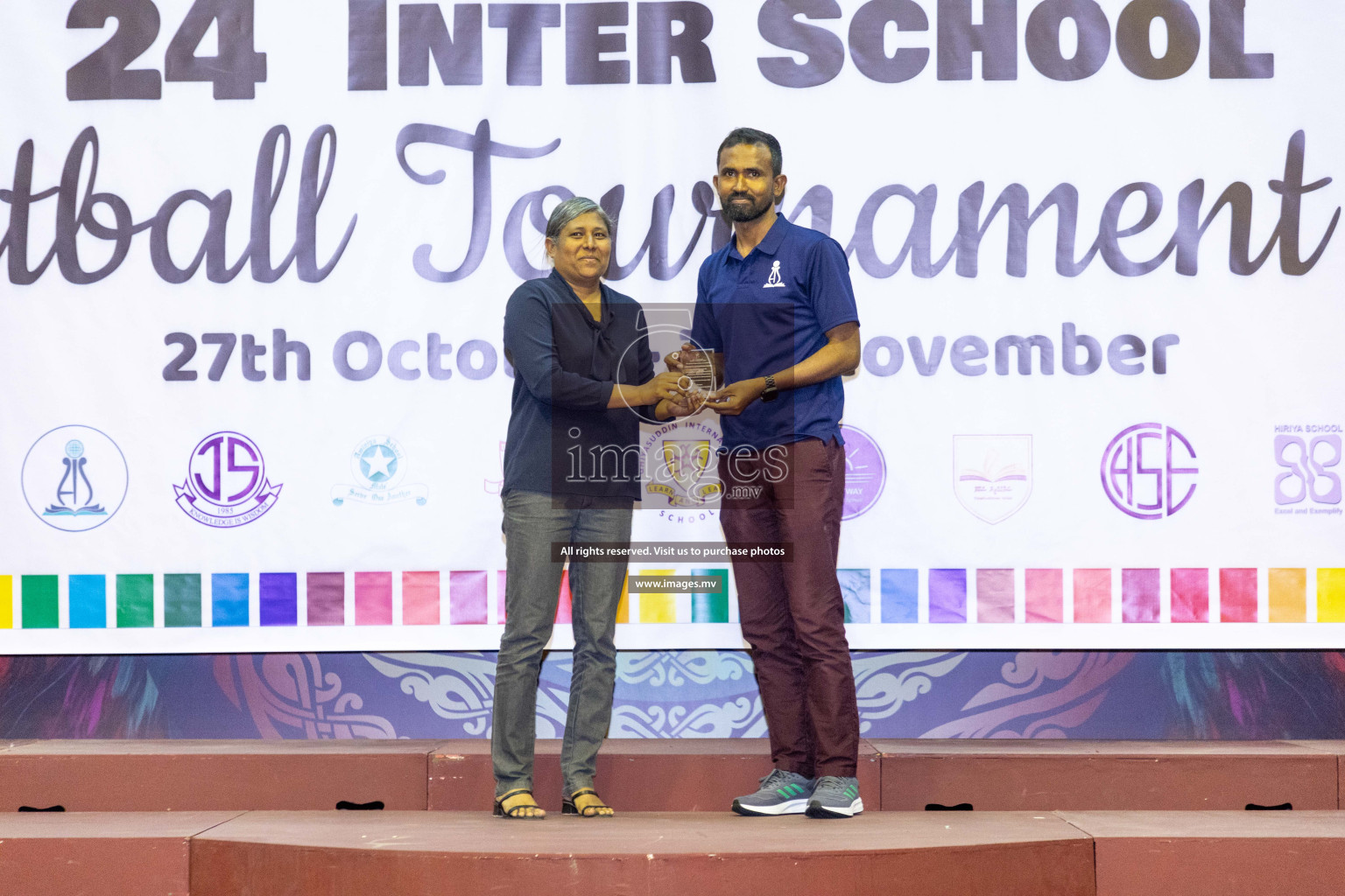 Final of 24th Interschool Netball Tournament 2023 was held in Social Center, Male', Maldives on 7th November 2023. Photos: Nausham Waheed / images.mv