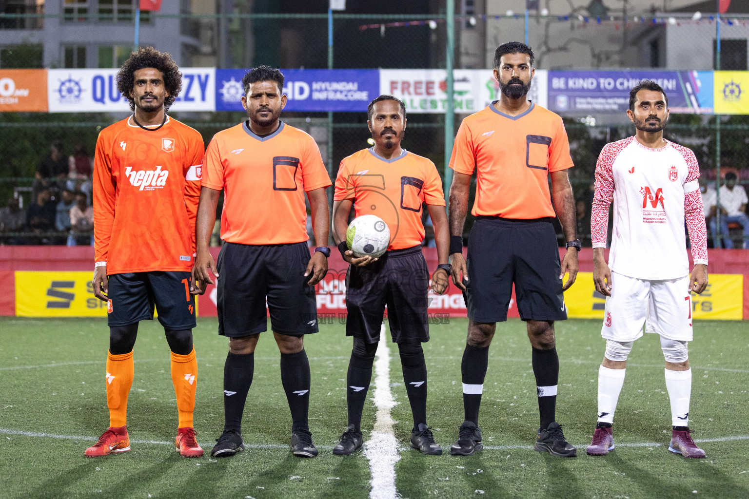 L Dhanbidhoo VS L Maavah in Day 12 of Golden Futsal Challenge 2024 was held on Friday, 26th January 2024, in Hulhumale', Maldives Photos: Nausham Waheed / images.mv