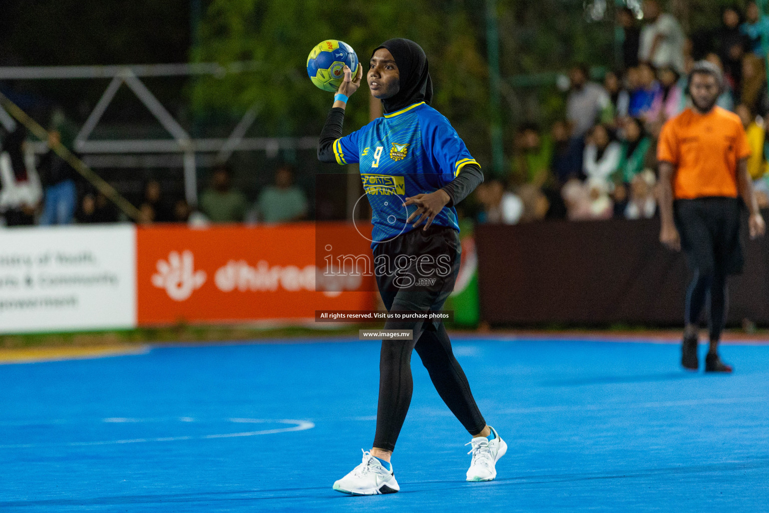 Day 1 of 7th Inter-Office/Company Handball Tournament 2023, held in Handball ground, Male', Maldives on Friday, 16th September 2023 Photos: Nausham Waheed/ Images.mv