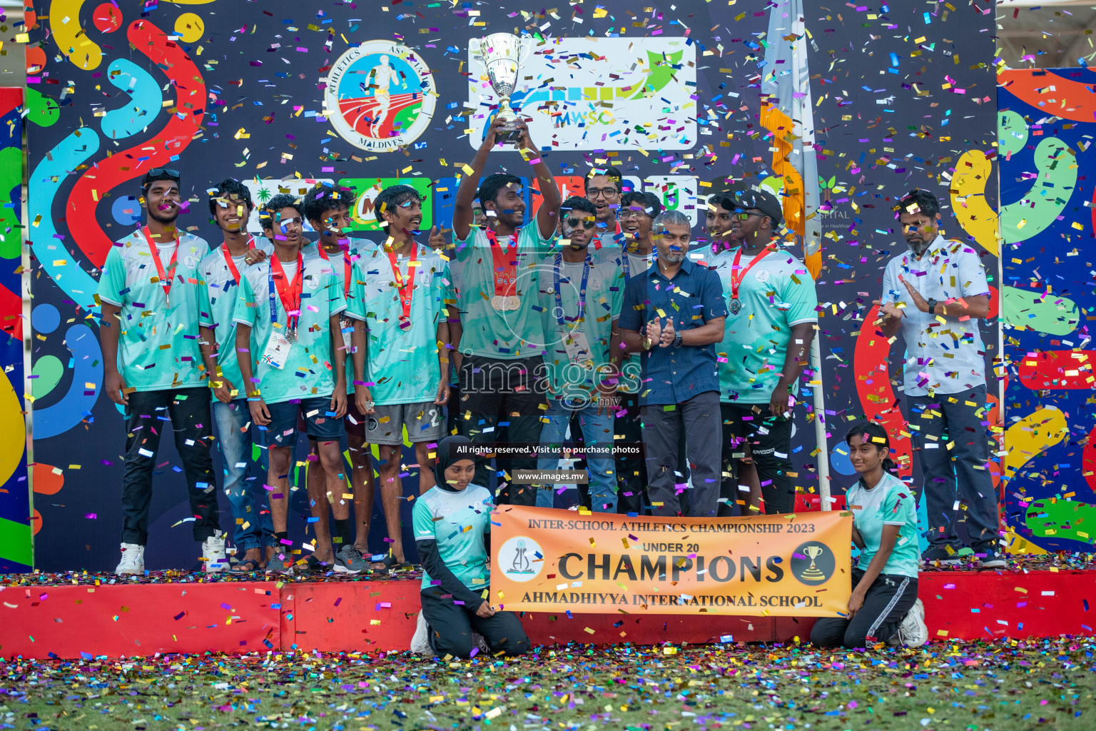 Final Day of Inter School Athletics Championship 2023 was held in Hulhumale' Running Track at Hulhumale', Maldives on Friday, 19th May 2023. Photos: Nausham Waheed / images.mv