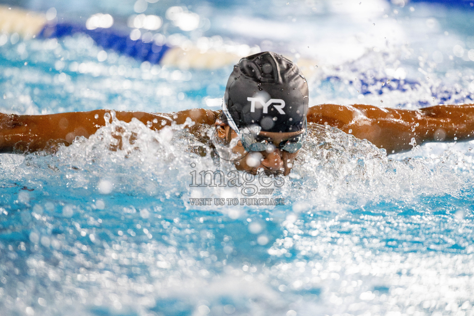 Day 4 of National Swimming Competition 2024 held in Hulhumale', Maldives on Monday, 16th December 2024. 
Photos: Hassan Simah / images.mv