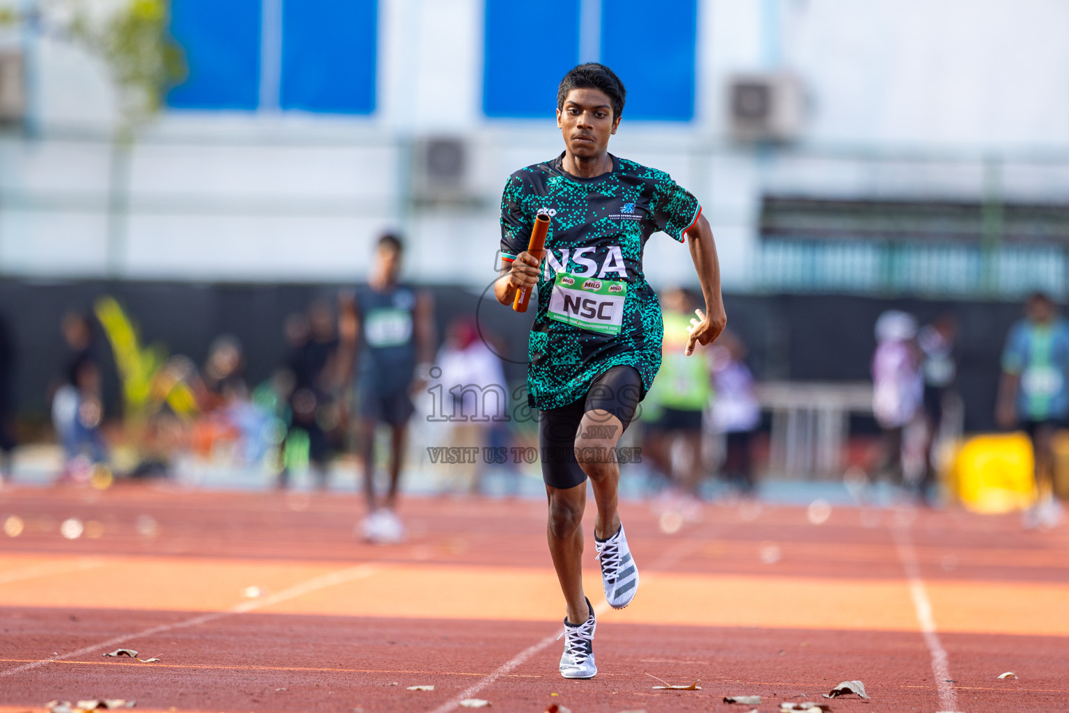 Day 2 of 12th Milo Association Championships was held in Ekuveni Track at Male', Maldives on Friday, 25th April 2025. Photos: Ismail Thoriq / images.mv