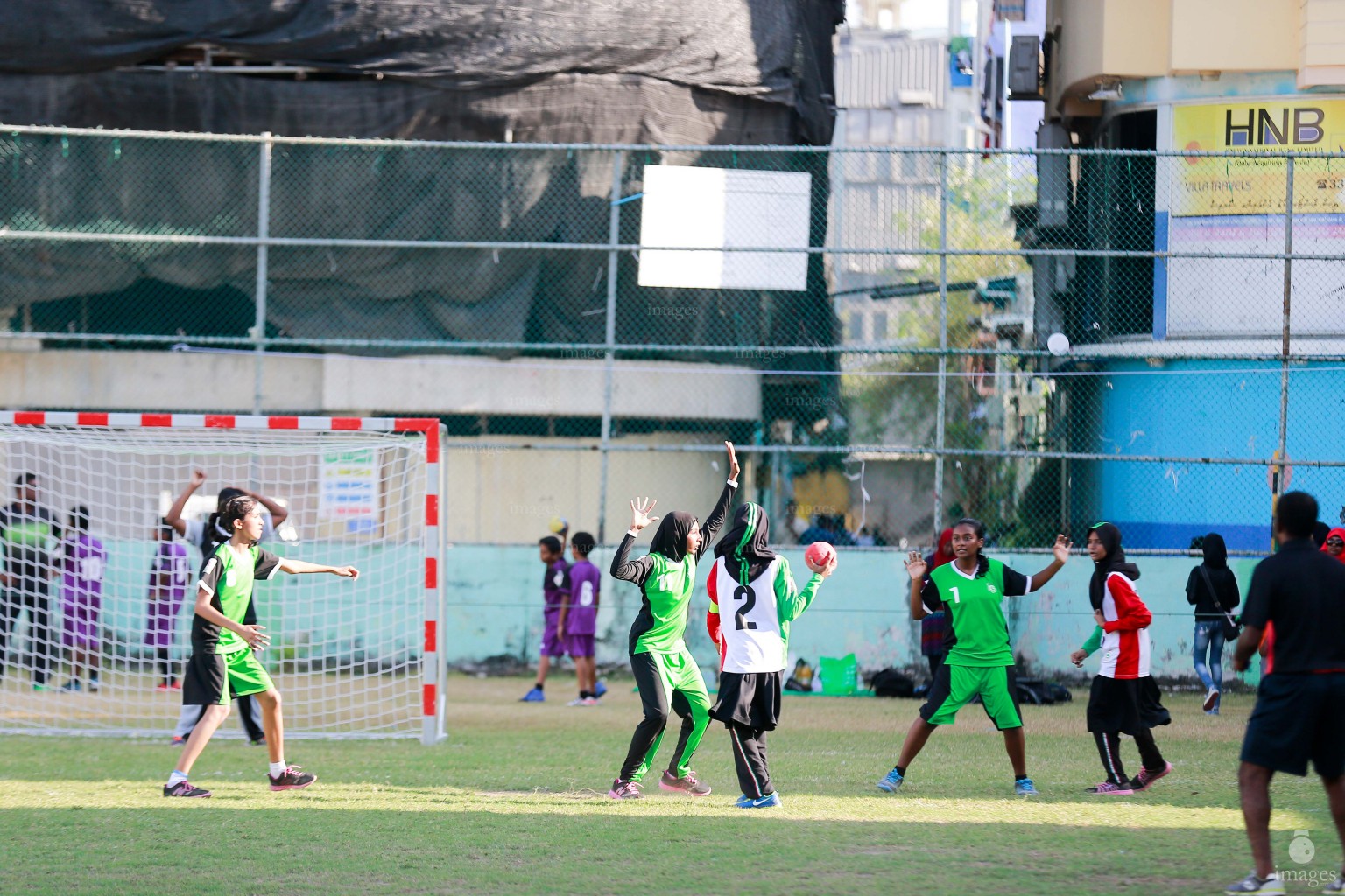 Inter school Handball Tournament in Male', Maldives, Friday, April. 15, 2016.(Images.mv Photo/ Hussain Sinan).