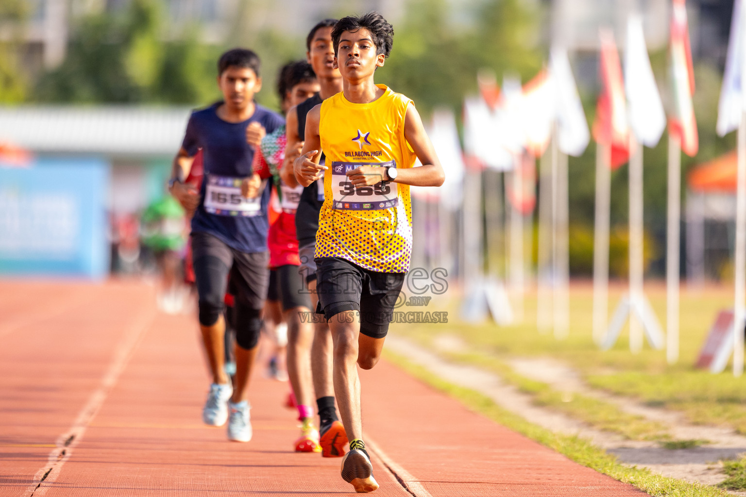 Day 5 of MWSC Interschool Athletics Championships 2024 held in Hulhumale Running Track, Hulhumale, Maldives on Wednesday, 13th November 2024. Photos by: Raif Yoosuf / Images.mv