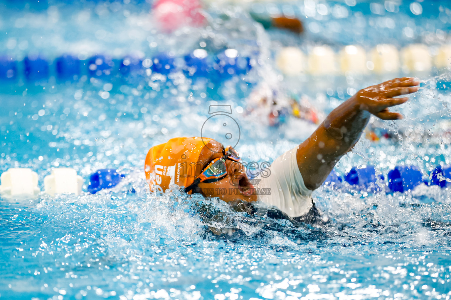 Day 4 of BML 6th National Kids Swimming Kids Festival 2025 held in Hulhumale', Maldives on Thursday, 6th November 2024. 
Photos: Hassan Simah / images.mv