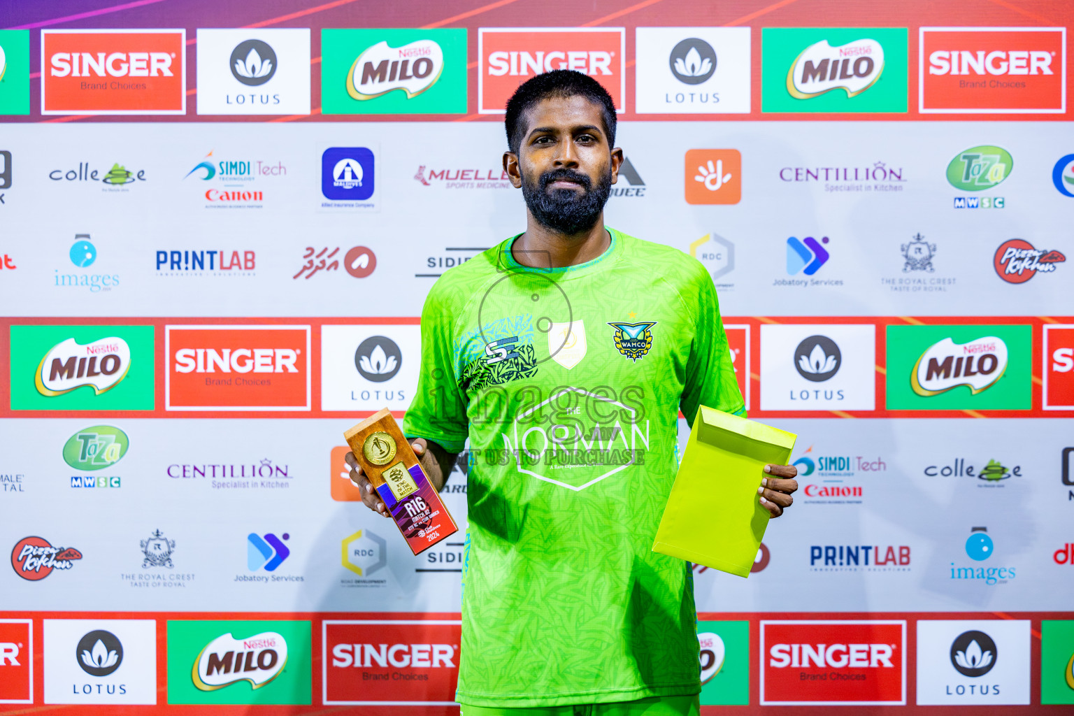 STO RC vs Club WAMCO in Round of 16 of Club Maldives Cup 2024 held in Rehendi Futsal Ground, Hulhumale', Maldives on Monday, 7th October 2024. Photos: Nausham Waheed / images.mv