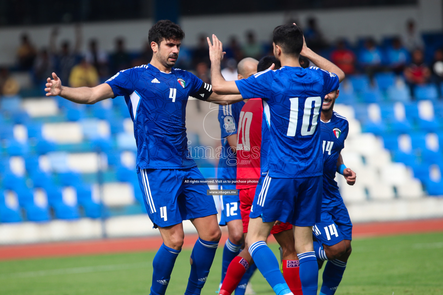 Kuwait vs Nepal in the opening match of SAFF Championship 2023 held in Sree Kanteerava Stadium, Bengaluru, India, on Wednesday, 21st June 2023. Photos: Nausham Waheed / images.mv