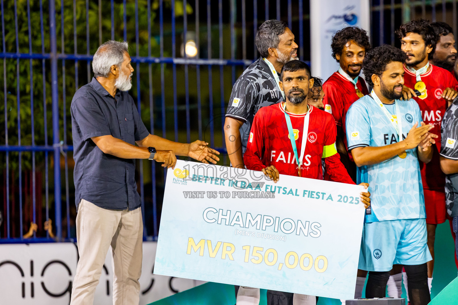 Closing Ceremony of Better in Baa Futsal Fiesta 2025 held in B. Eydhafushi, Maldives on Monday, 17th November 2025. Photos: Nausham Waheed / images.mv