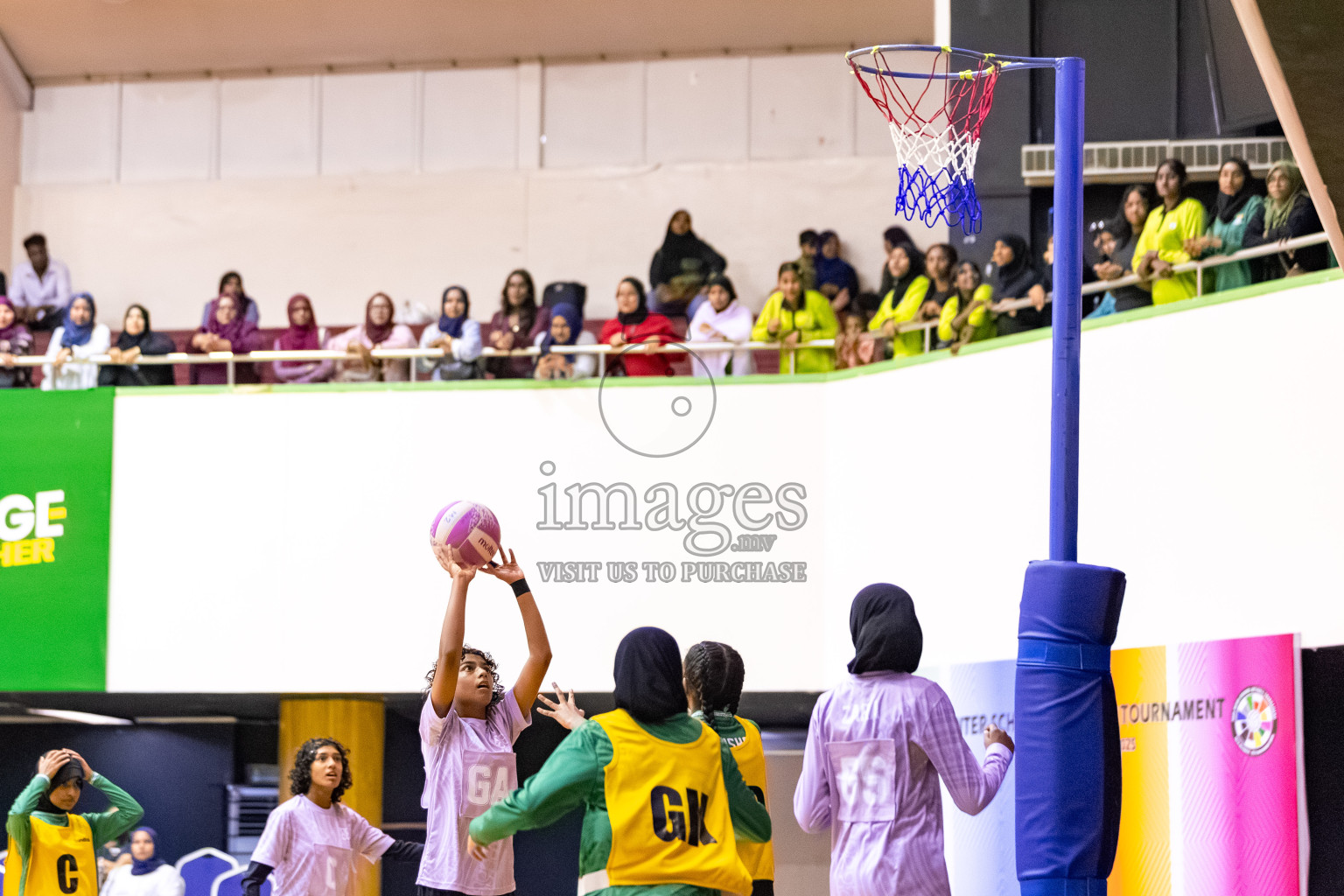 Day 15 of 26th Inter-School Netball Tournament 2025 was held in Social Center Indoor Hall on Wednesday, 5th November 2025. Photos: Mohamed Mahfooz Moosa, Raaif Yoosuf / images.mv