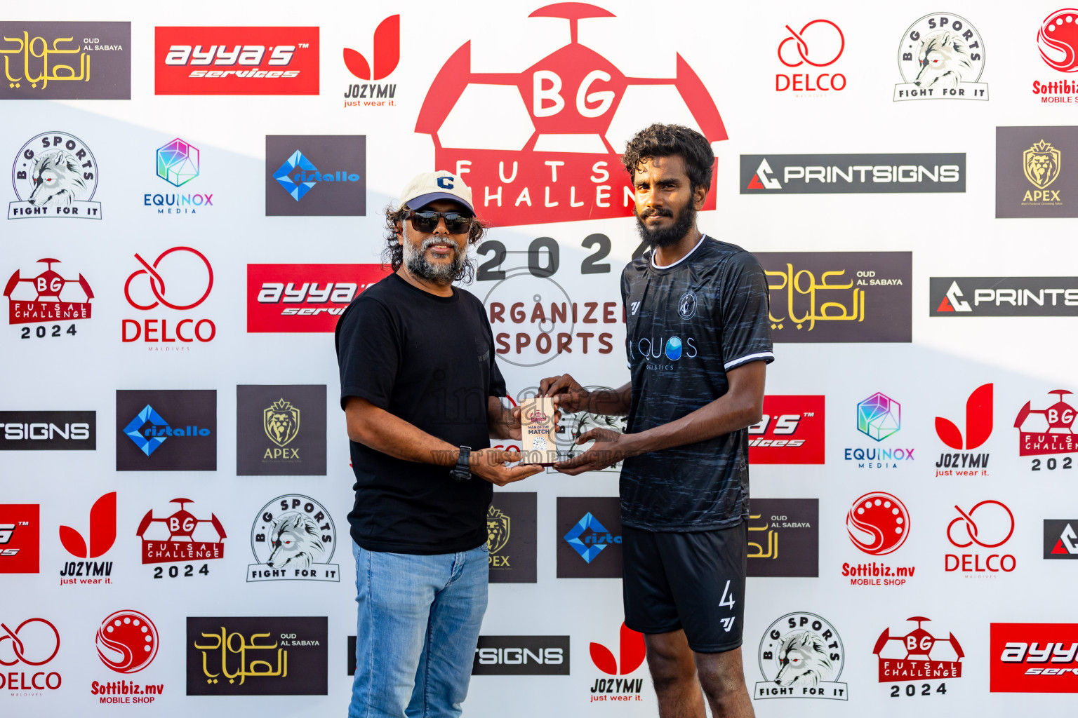 Invicto SC vs Escolar FC in Day 3 of BG Futsal Challenge 2024 was held on Thursday, 14th March 2024, in Male', Maldives Photos: Nausham Waheed / images.mv