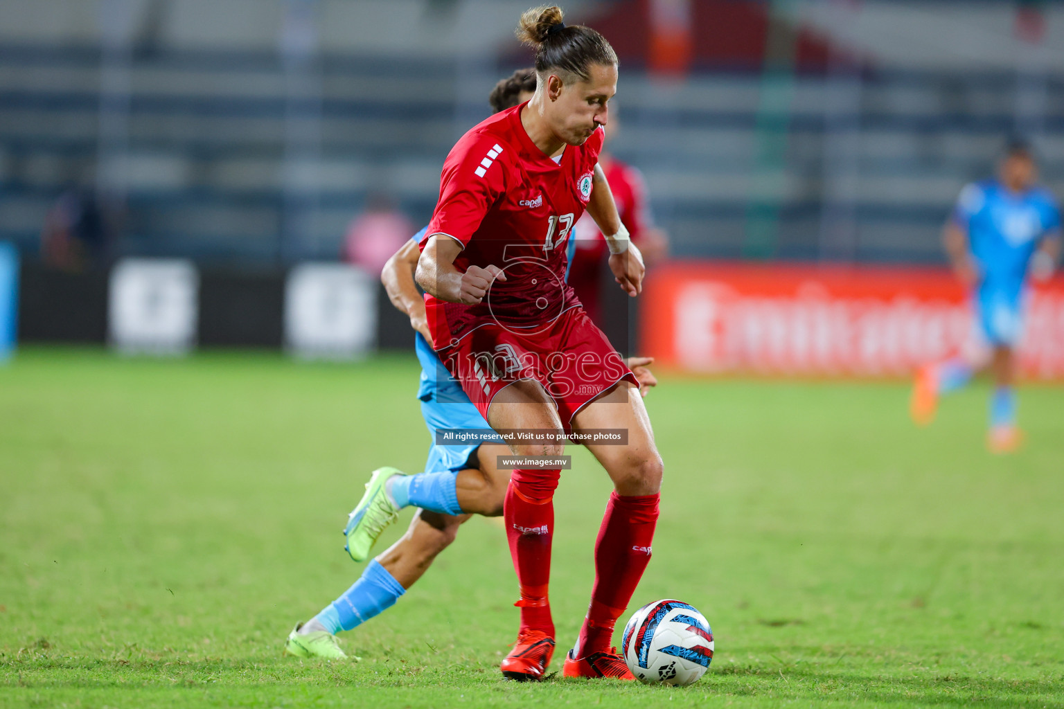 Lebanon vs India in the Semi-final of SAFF Championship 2023 held in Sree Kanteerava Stadium, Bengaluru, India, on Saturday, 1st July 2023. Photos: Nausham Waheed, Hassan Simah / images.mv