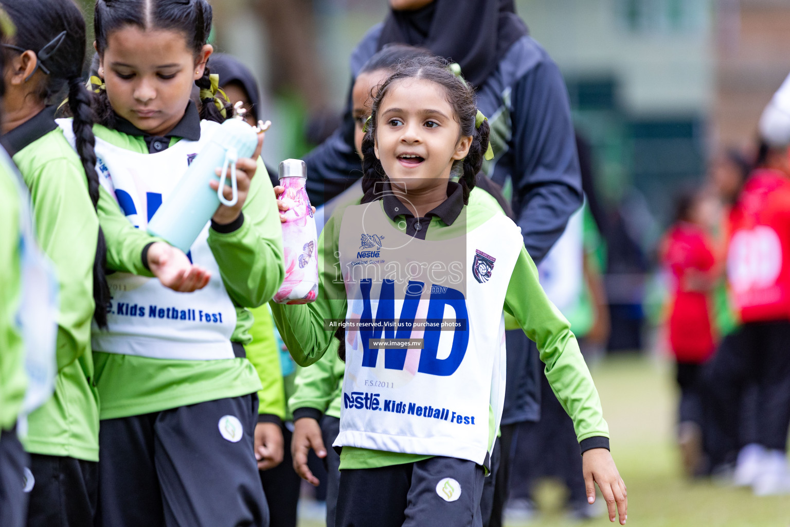 Day 1 of Nestle' Kids Netball Fiesta 2023 held in Henveyru Stadium, Male', Maldives on Thursday, 30th November 2023. Photos by Nausham Waheed / Images.mv