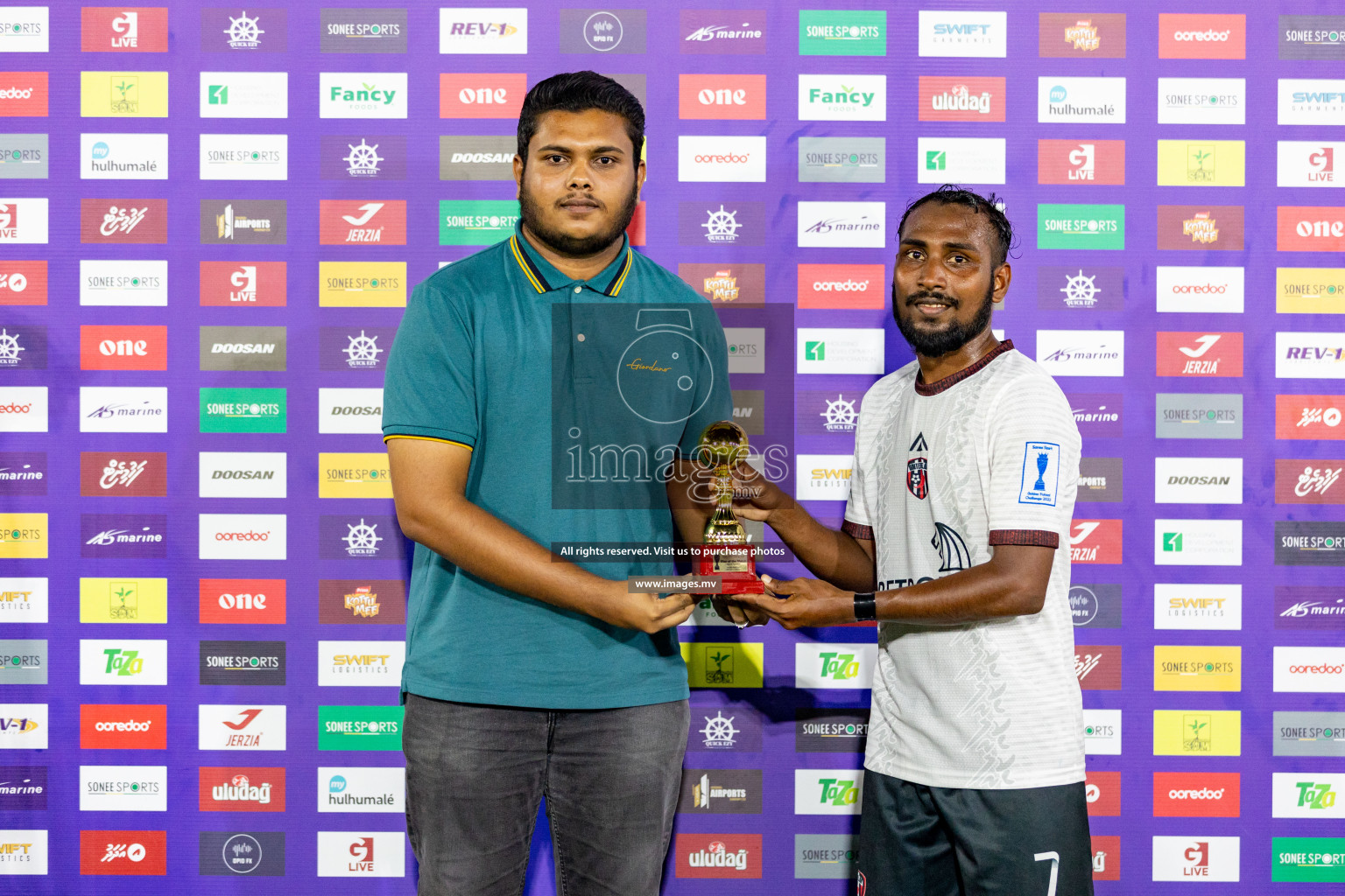 HA. Kelaa vs HA. Thuraakunu in Day 6 of Golden Futsal Challenge 2023 on 10 February 2023 in Hulhumale, Male, Maldives