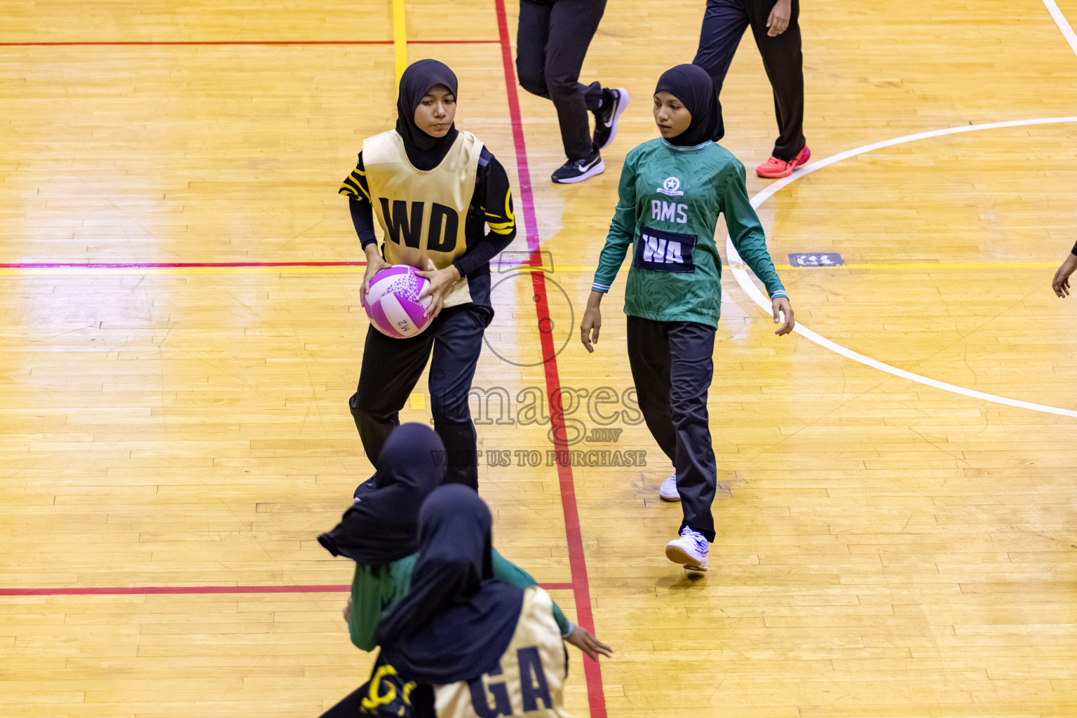 Day 8 of 26th Inter-School Netball Tournament 2025 was held in Social Center Indoor Hall on Sunday, 26th October 2025. Photos: Hassan Simah / images.mv