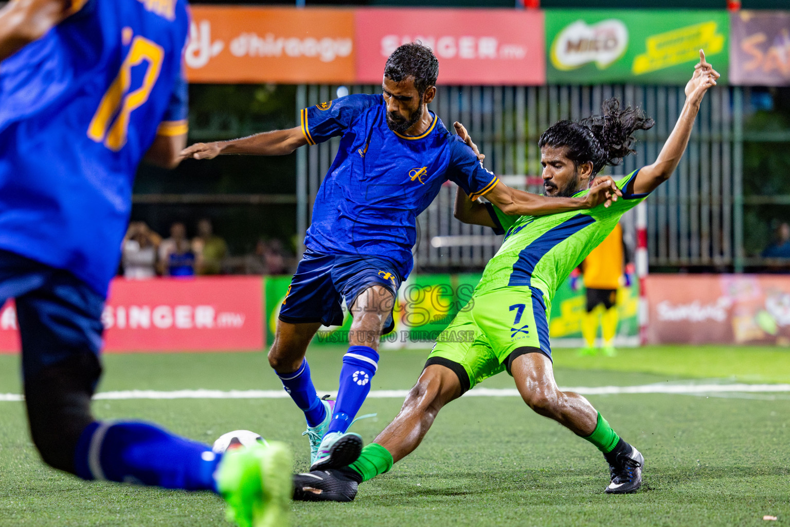 Customs rc vs Club Immigration in Club Maldives Cup 2024 held in Rehendi Futsal Ground, Hulhumale', Maldives on Wednesday, 2nd October 2024. Photos: Nausham Waheed / images.mv