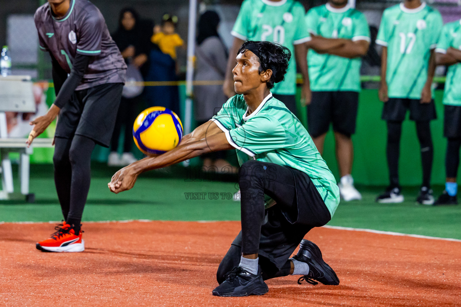 Day 2 of Interschool Volleyball Tournament 2024 was held in Ekuveni Volleyball Court at Male', Maldives on Sunday, 24th November 2024. Photos: Nausham Waheed / images.mv