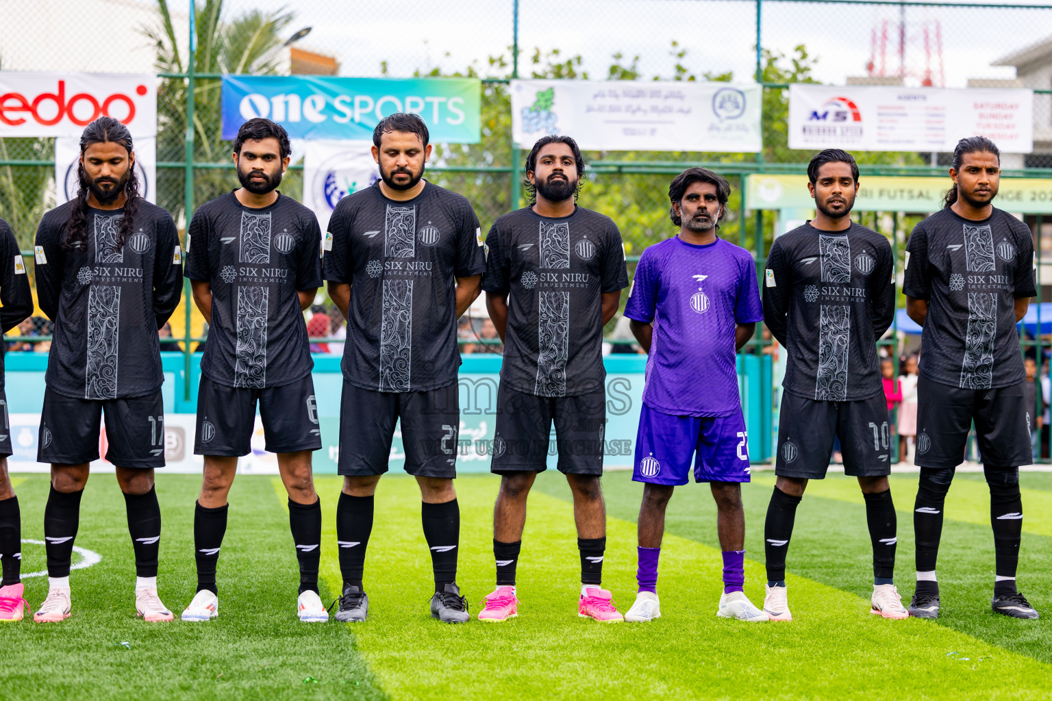 Raiymandhoo FC vs Dee Cee Jay SC in Day 1 of Laamehi Dhiggaru Ekuveri Futsal Challenge 2024 was held on Friday, 26th July 2024, at Dhiggaru Futsal Ground, Dhiggaru, Maldives Photos: Nausham Waheed / images.mv