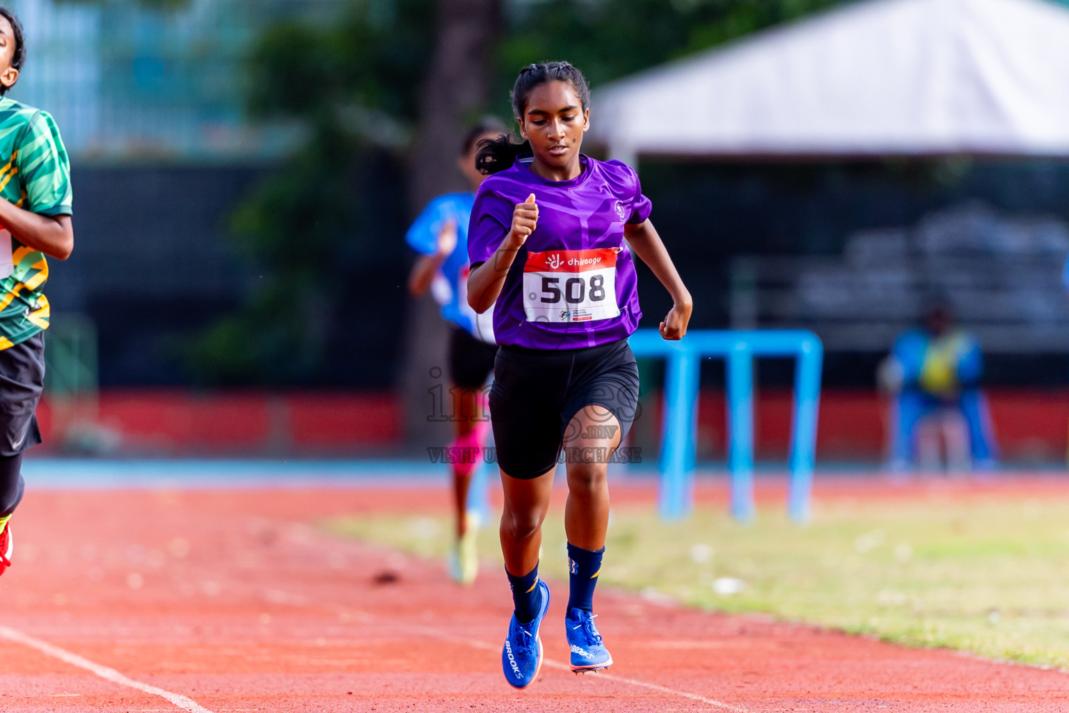 Day 5 of Inter-school Athletics Championship 2025 held in Ekuveni Synthetic Track, Male', Maldives on Saturday, 11th October 2025. Photos by: Nausham Waheed / Images.mv