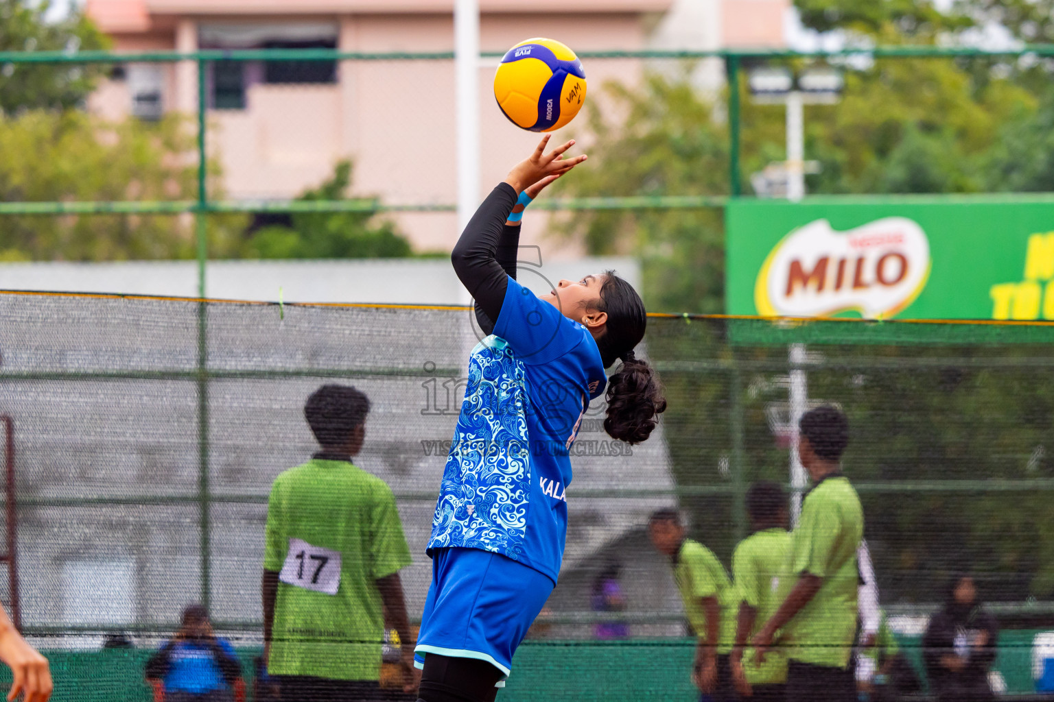 Day 2 of Interschool Volleyball Tournament 2024 was held in Ekuveni Volleyball Court at Male', Maldives on Sunday, 24th November 2024. Photos: Nausham Waheed / images.mv