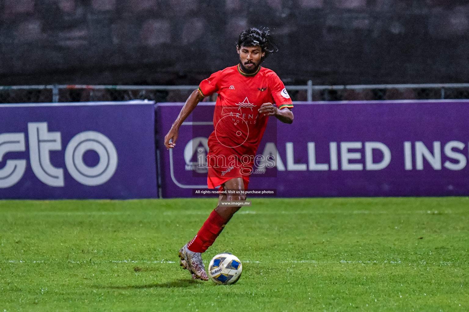 Da Grande vs Club Teenage in Dhivehi Premier League Qualification 22 on 24th Aug 2022, held in National Football Stadium, Male', Maldives Photos: Nausham Waheed / Images.mv