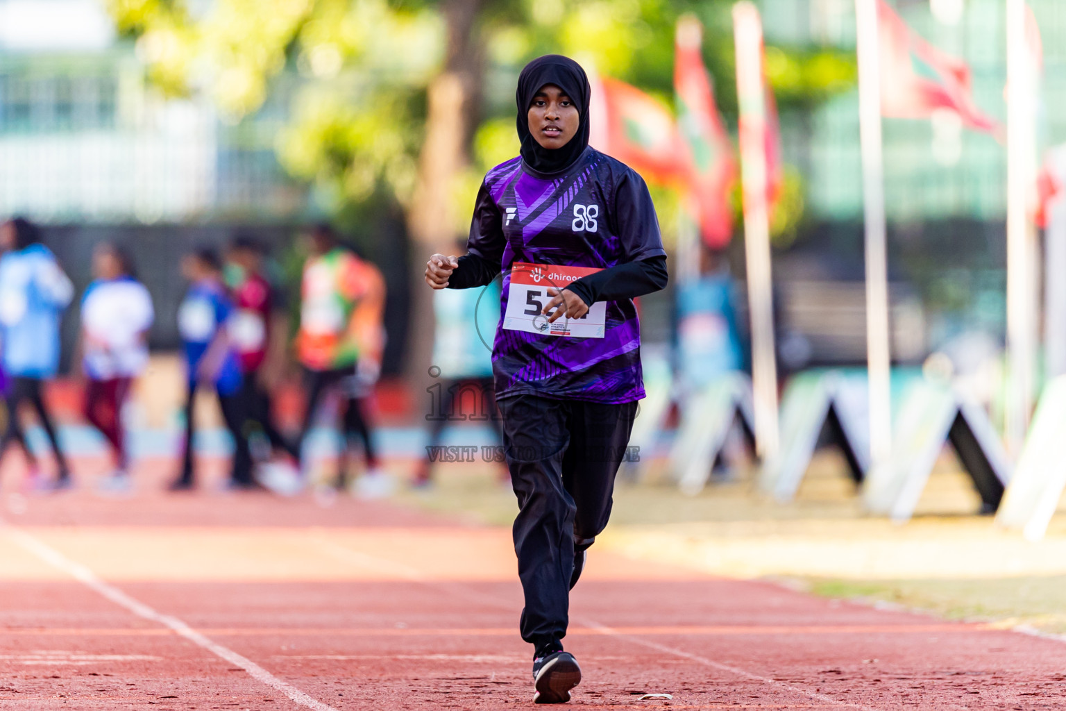 Day 1 of Inter-school Athletics Championship 2025 held in Ekuveni Synthetic Track, Male', Maldives on Monday, 06th October 2025. Photos by: Nausham Waheed / Images.mv
