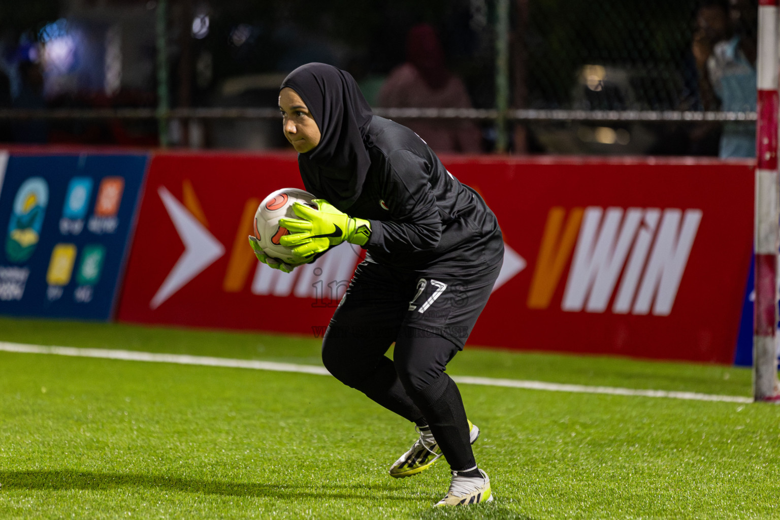Team Dharumavantha vs Health Recreation Club  in Day 2 of Kings Cup of Club Maldives Cup 2025 held in Rehendi Futsal Ground, Hulhumale', Maldives on Sanday, 31th August 2025. Photos: Areef / images.mv