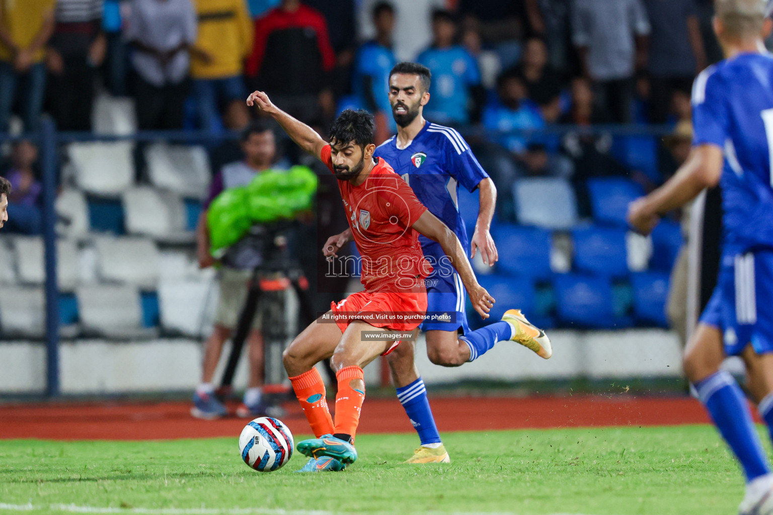 Kuwait vs India in the Final of SAFF Championship 2023 held in Sree Kanteerava Stadium, Bengaluru, India, on Tuesday, 4th July 2023. Photos: Nausham Waheed / images.mv