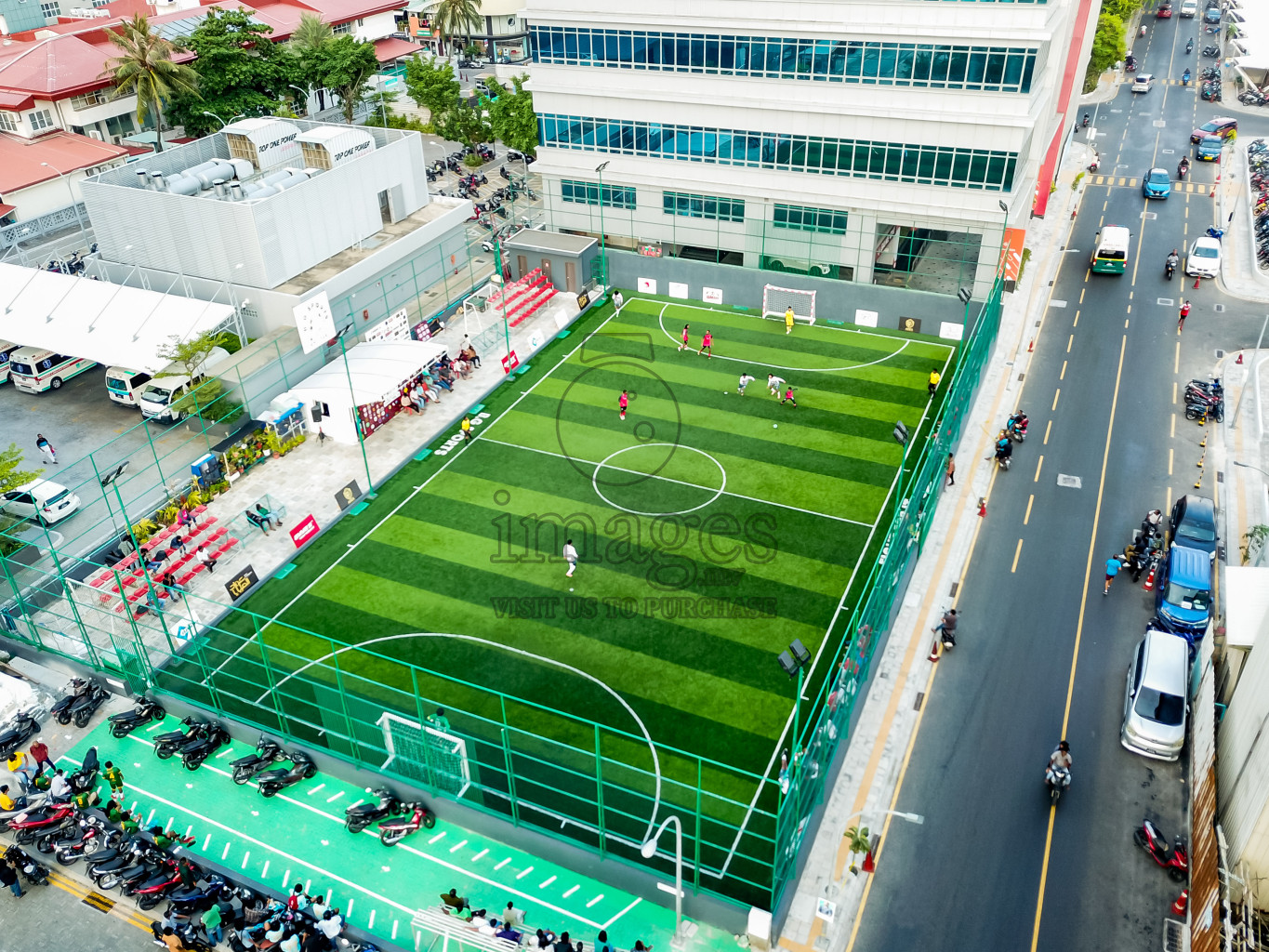 Young Stars vs SDZ Juniors in Day 8 of BG Futsal Challenge 2024 was held on Tuesday, 19th March 2024, in Male', Maldives Photos: Nausham Waheed / images.mv