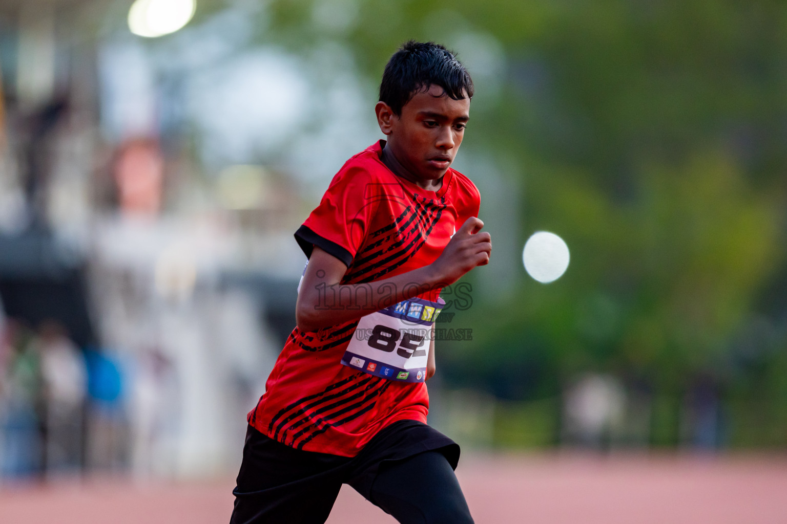 Day 5 of MWSC Interschool Athletics Championships 2024 held in Hulhumale Running Track, Hulhumale, Maldives on Wednesday, 13th November 2024. Photos by: Nausham Waheed / Images.mv