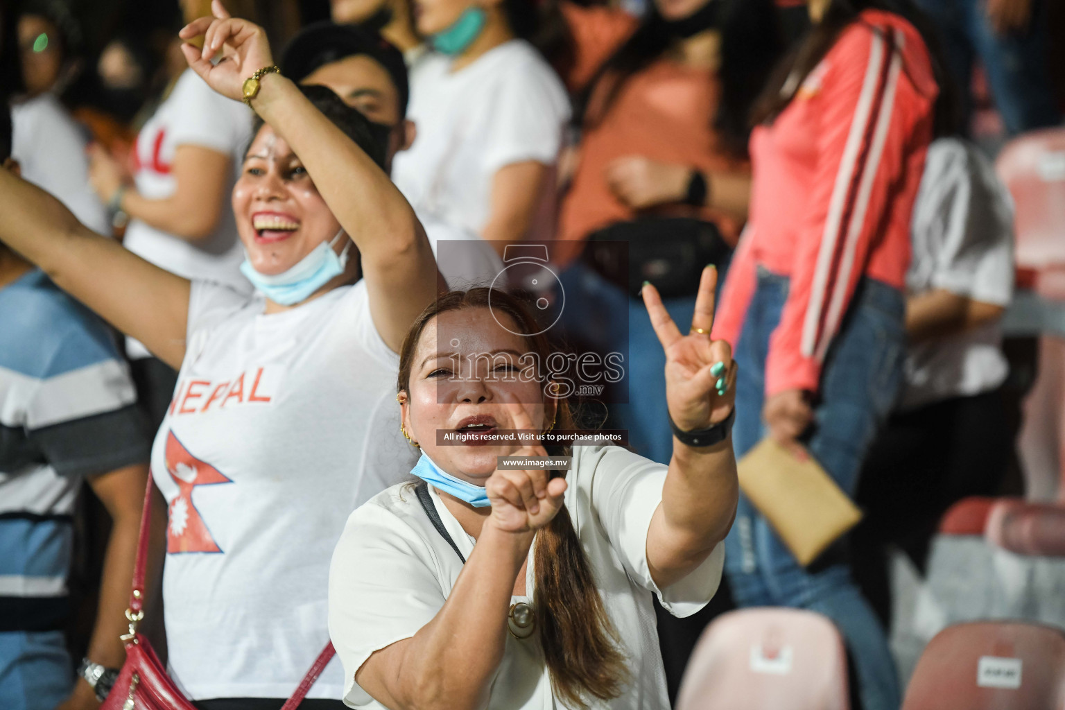 Nepal vs Sri Lanka in SAFF Championship 2021 held on 4th October 2021 in Galolhu National Stadium, Male', Maldives