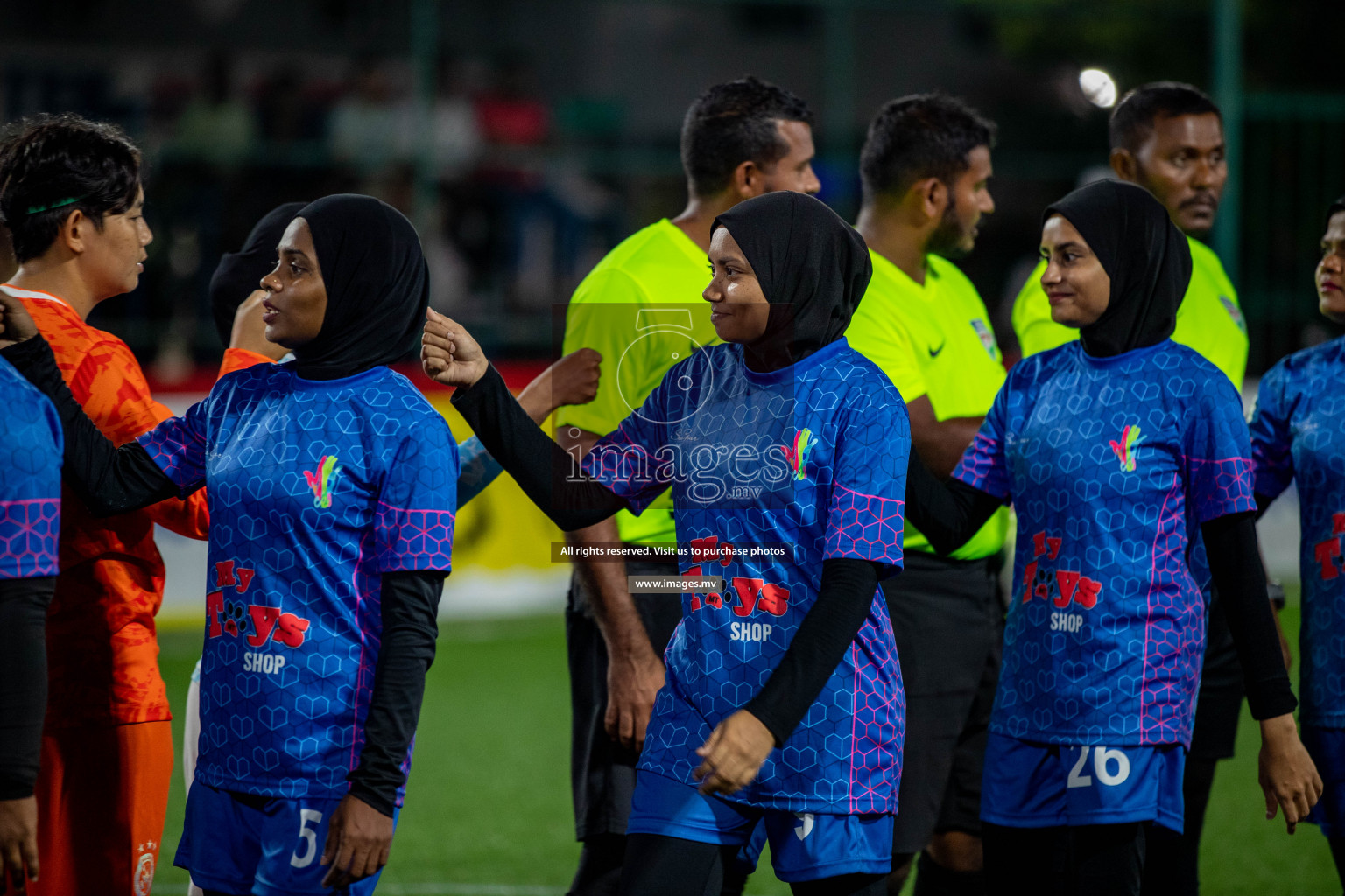 MPL vs Club MYS in Eighteen Thirty Women's Futsal Fiesta 2022 was held in Hulhumale', Maldives on Monday, 21st October 2022. Photos: Hassan Simah / images.mv