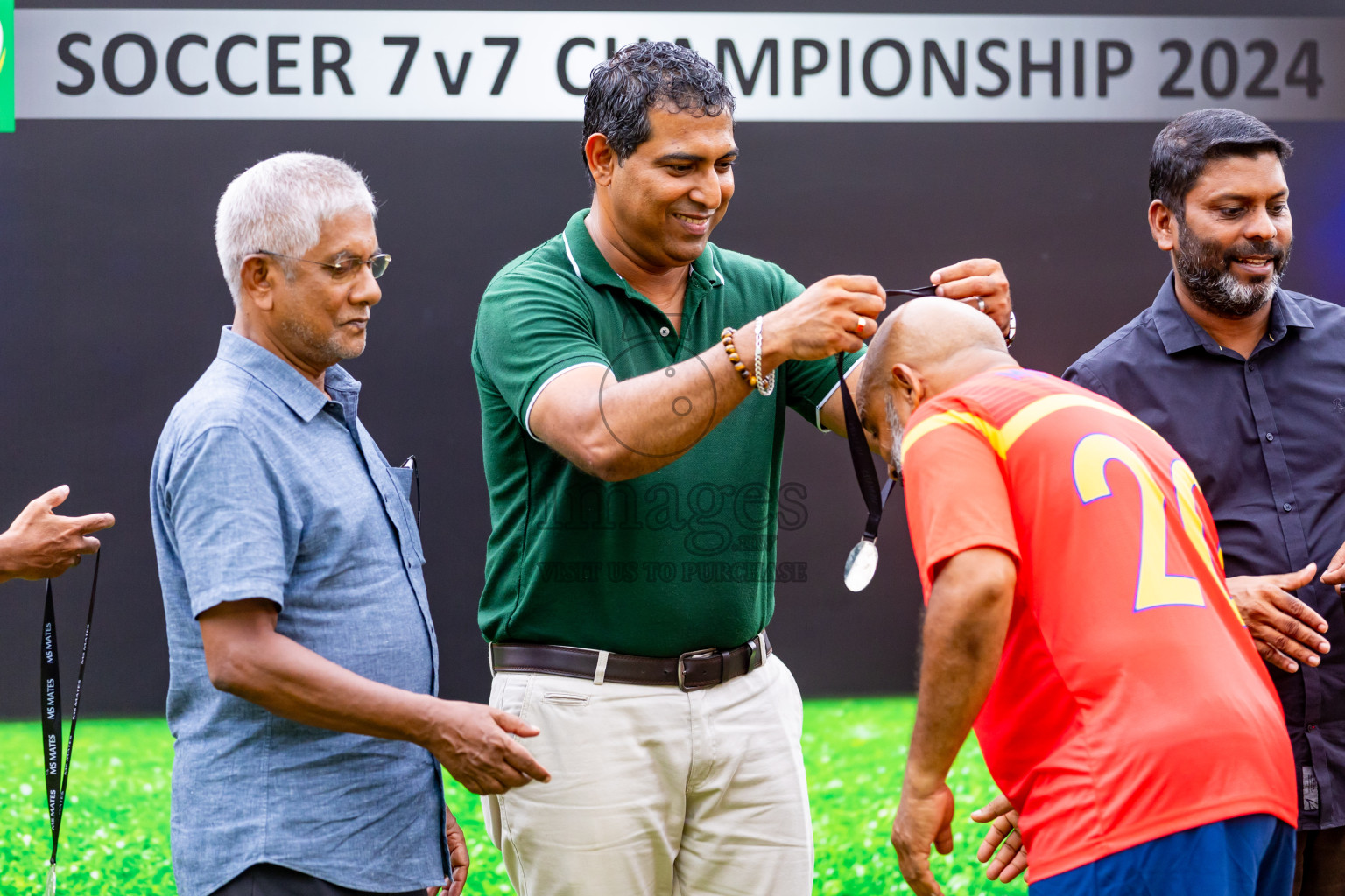 Day 3 of MILO Soccer 7 v 7 Championship 2024 was held at Henveiru Stadium in Male', Maldives on Saturday, 25th April 2024. Photos: Nausham Waheed / images.mv