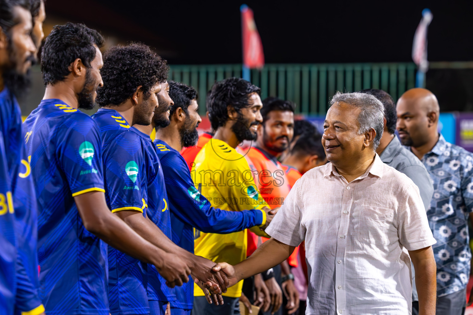 B Eydhafushi vs B Thulhaadhoo in Day 29 of Golden Futsal Challenge 2024 was held on Tuesday , 13th February 2024 in Hulhumale', Maldives Photos: Ismail Thoriq / images.mv