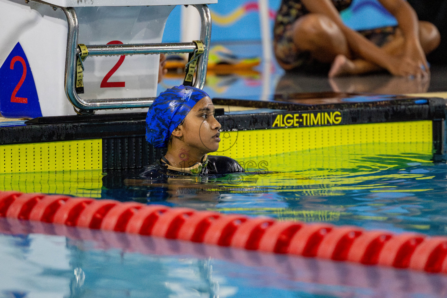 Day 4 of National Swimming Competition 2024 held in Hulhumale', Maldives on Monday, 16th December 2024. 
Photos: Hassan Simah / images.mv