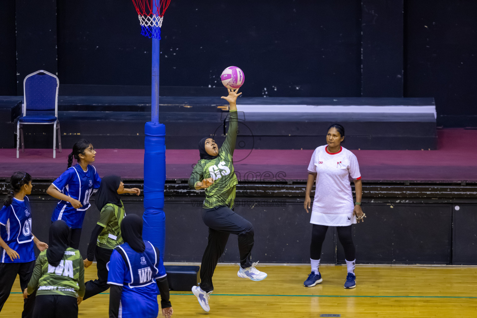 Day 13 of 26th Inter-School Netball Tournament 2025 was held in Social Center Indoor Hall on Saturday, 1st November 2025. Photos: Ismail Thoriq / images.mv