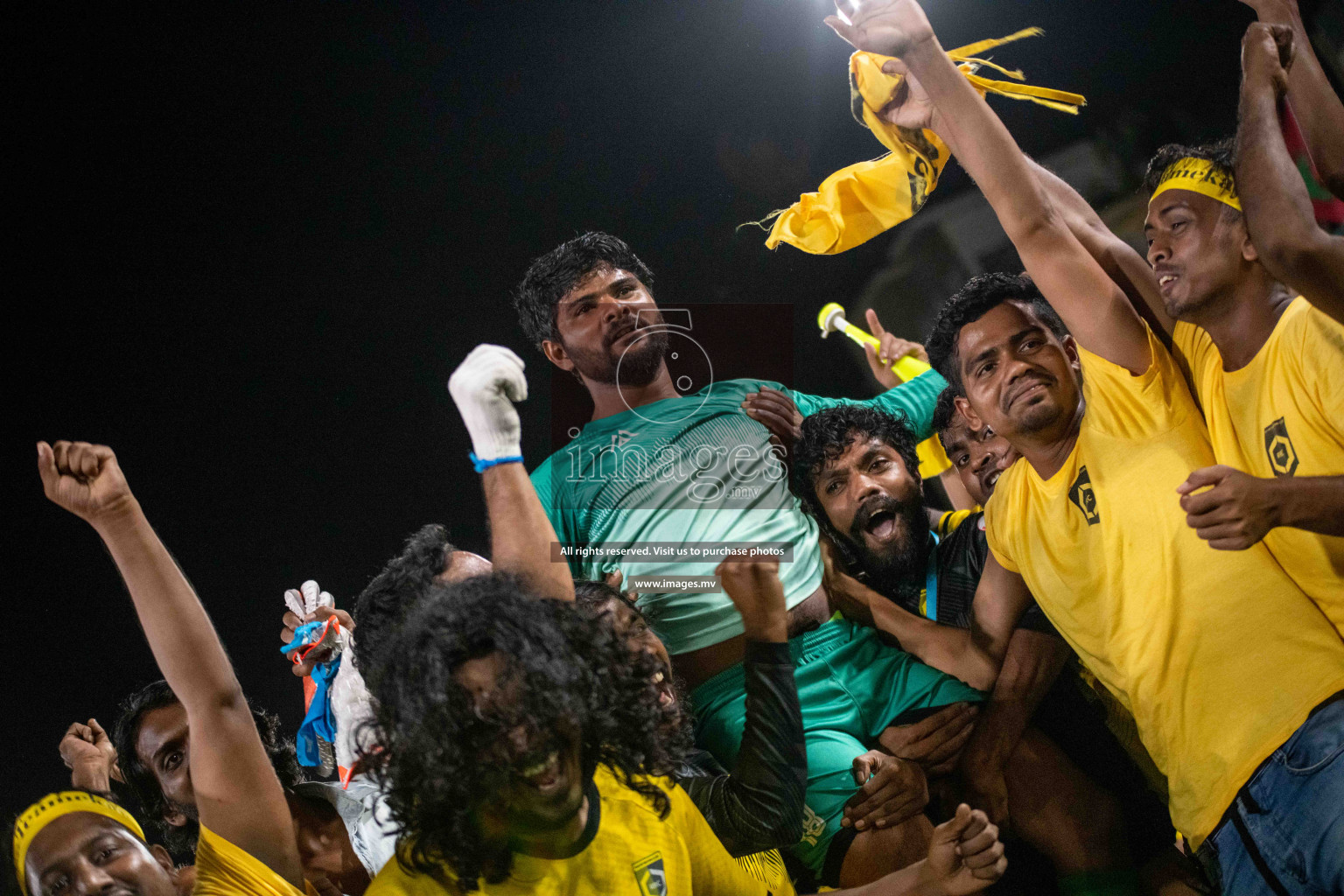 Team FSM Vs Prisons Club in the Semi Finals of Club Maldives 2021 held in Hulhumale, Maldives on 15 December 2021. Photos: Ismail Thoriq / images.mv