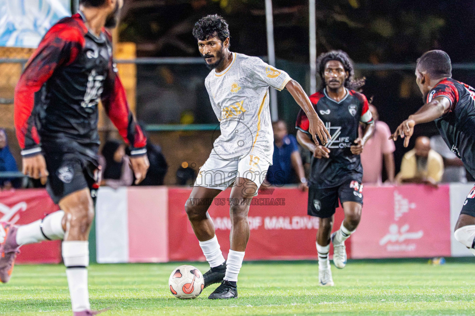 Lecrose VS BGSC in Day 4 - Fonadhoo Youth Futsal Challenge 2025 held in Fonadhoo Futsal Stadium, L. Fonadhoo, Maldives on Wednesday, 29th October 2025 Photos: Arif Rasheed / images.mv