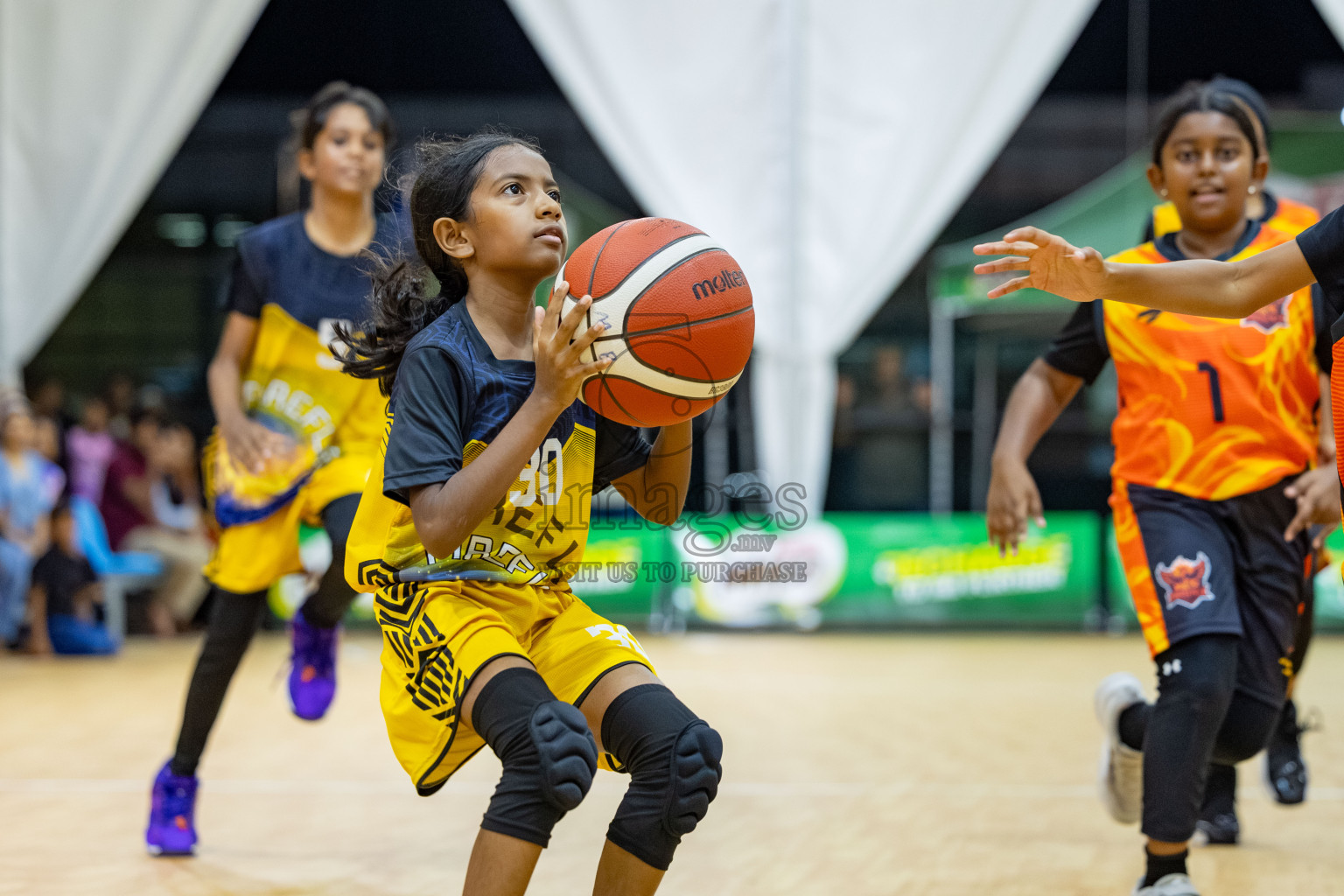Milo 5 x 5 Junior Challenge 2025 - Basketball tournament held in Basketball Training Center, Male', Maldives on Thursday, 09th October 2025. 
Photo by: Hassan Simah / Images.mv