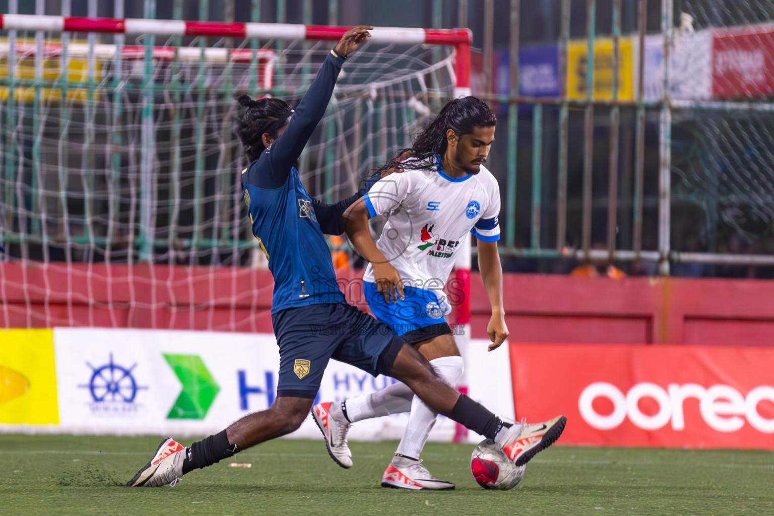 Th Guraidhoo vs Th Veymandoo in Day 15 of Golden Futsal Challenge 2024 was held on Monday, 29th January 2024, in Hulhumale', Maldives
Photos: Ismail Thoriq / images.mv