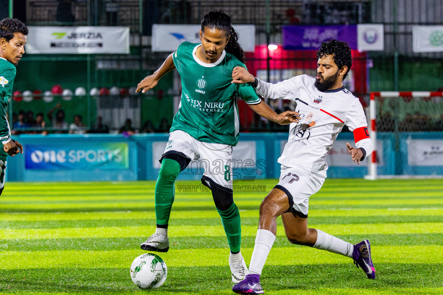Ifhaams vs Dee Cee Jay SC in Final of Laamehi Dhiggaru Ekuveri Futsal Challenge 2025 was held on Tuesday, 29th July 2025, at Dhiggaru Futsal Ground, Dhiggaru, Maldives Photos: Nausham Waheed  / images.mv