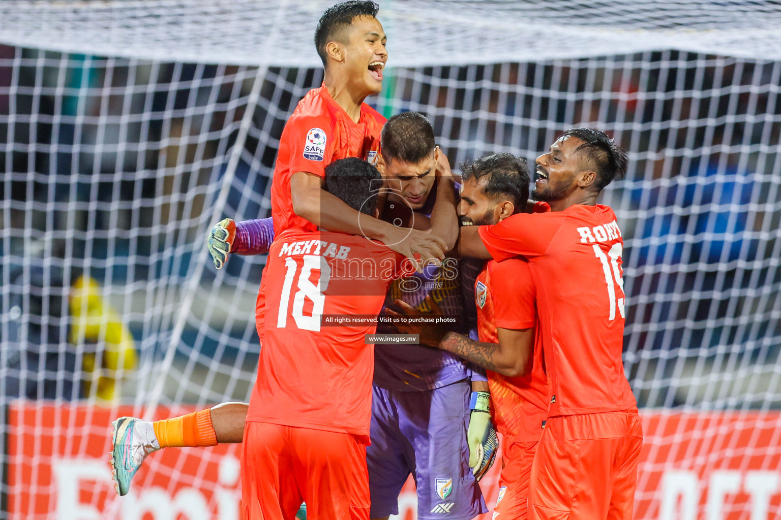 Kuwait vs India in the Final of SAFF Championship 2023 held in Sree Kanteerava Stadium, Bengaluru, India, on Tuesday, 4th July 2023. Photos: Nausham Waheed / images.mv