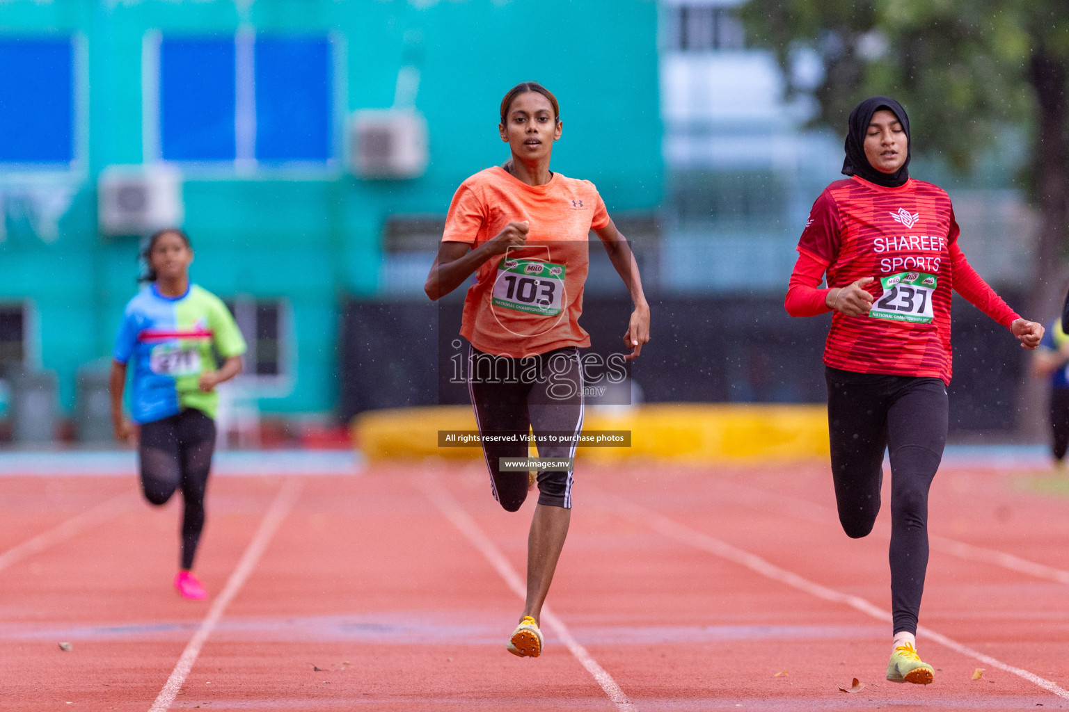 Day 2 of National Athletics Championship 2023 was held in Ekuveni Track at Male', Maldives on Friday, 24th November 2023. Photos: Nausham Waheed / images.mv