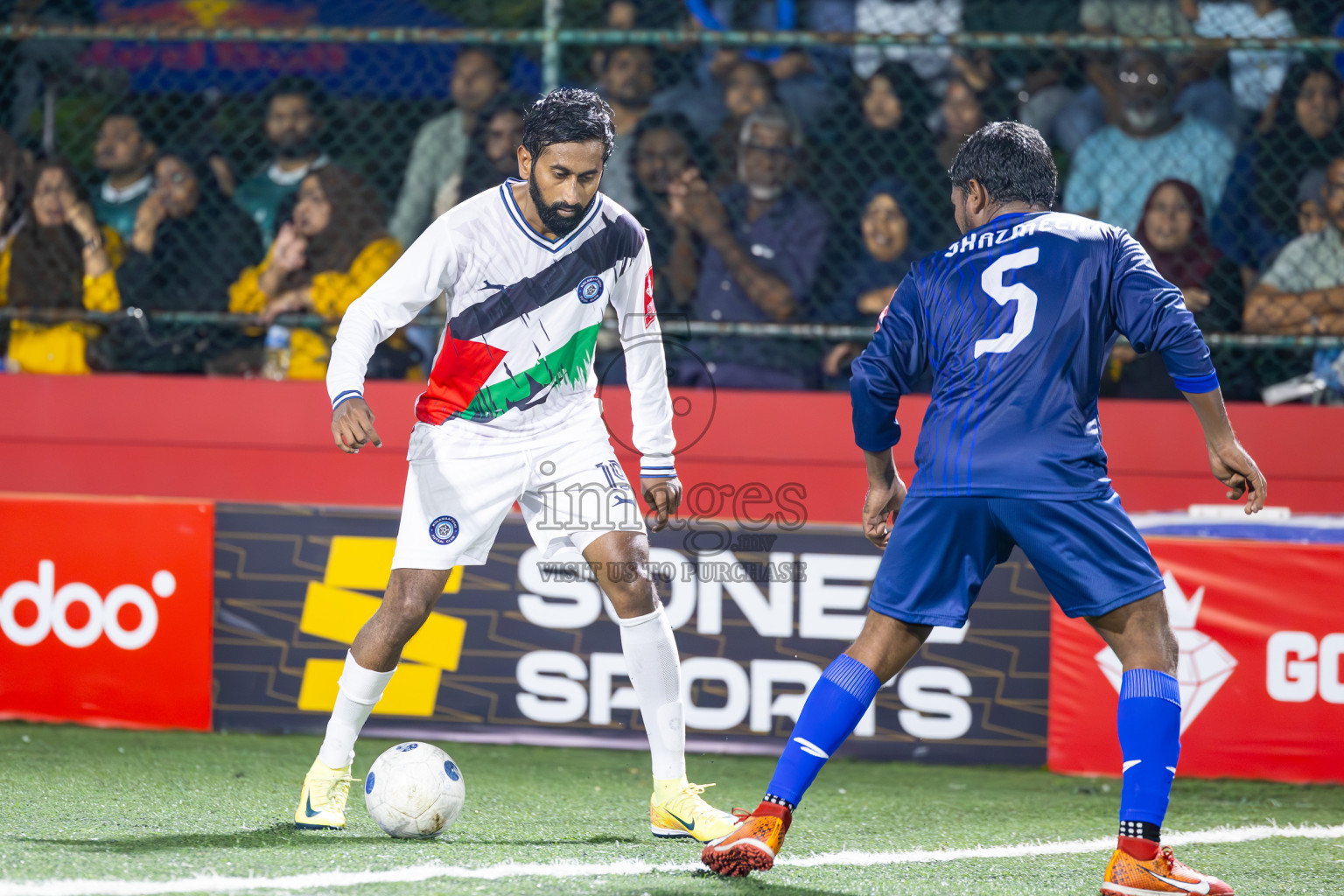 GA Kolamaafushi vs GA Villingili in Day 14 of Golden Futsal Challenge 2025 was held on Saturday, 18th January 2025, in Hulhumale', Maldives. Photos: Ismail Thoriq / images.mv